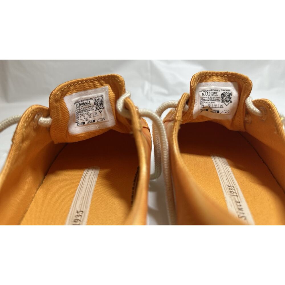 Sperry X Creamsicle Sneaker Women's Size 6.5 Crest Vibe Orange Casual Comfort - Picture 8 of 10